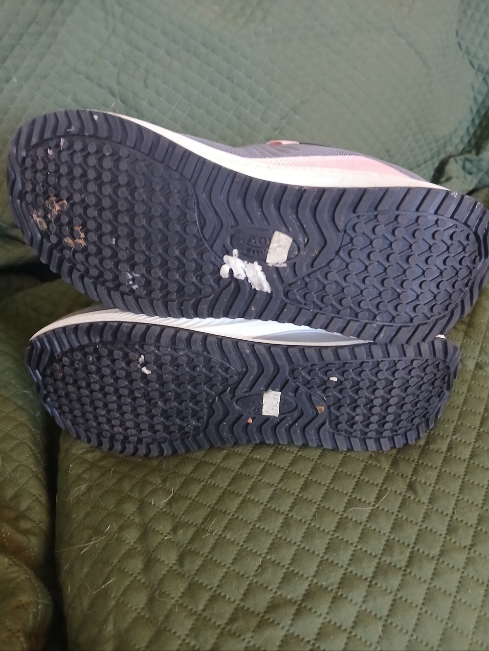 Women’s Lightweight Pink and Gray Sneakers - Picture 12 of 14